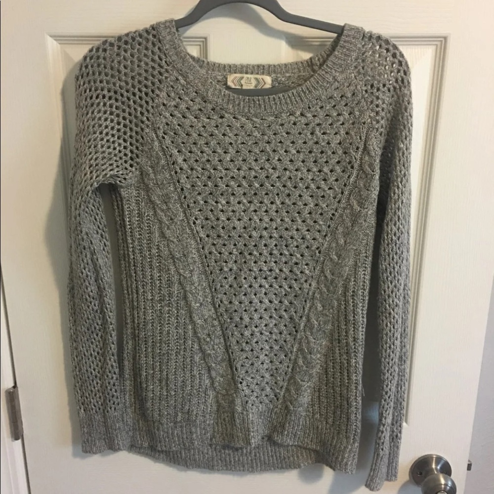 Pink Rose knit sweater, L